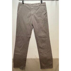AG Adriano Goldschmied jeans mens 36 34 x 34 Lux Khaki tailored trouser gray